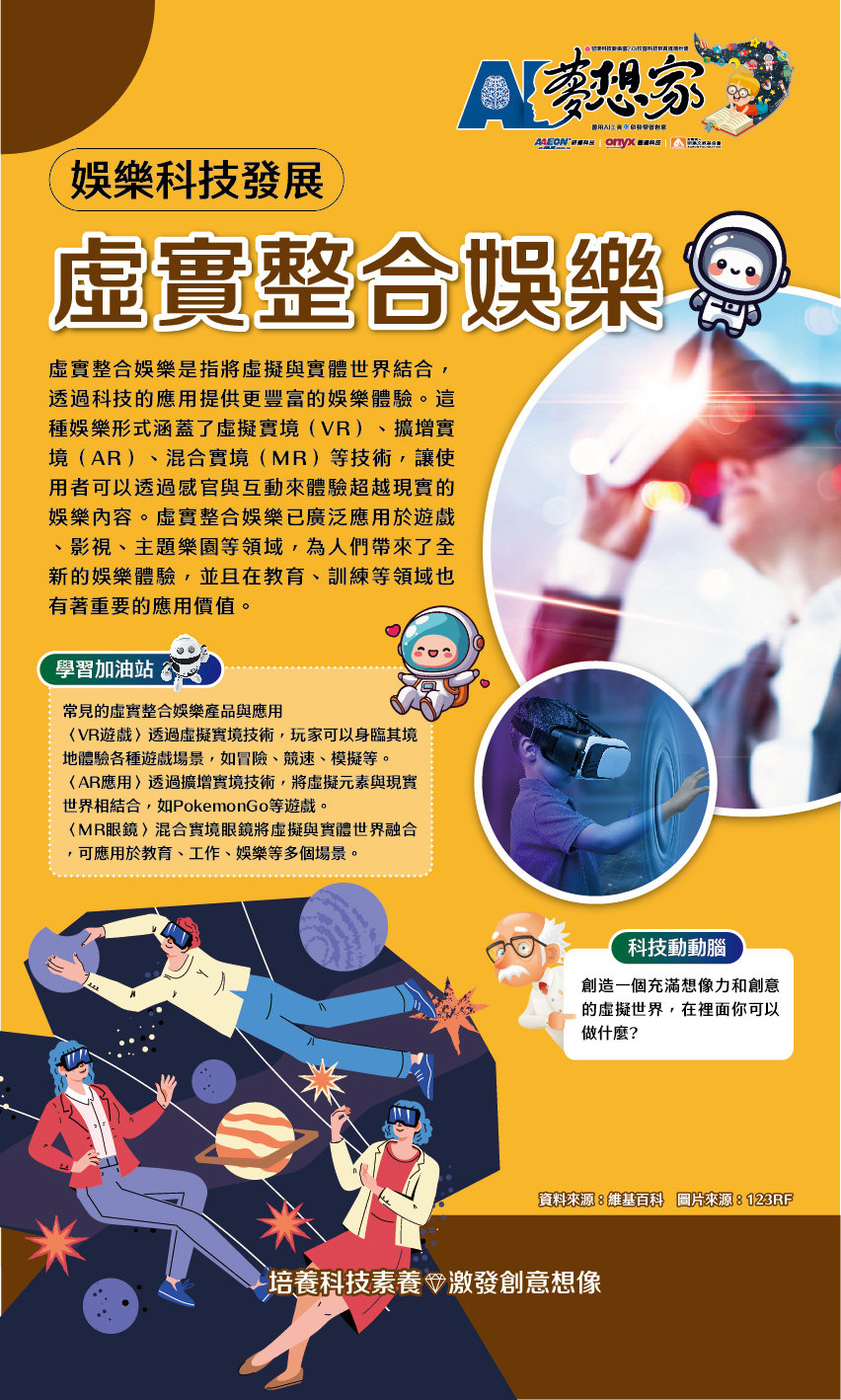 虛實整合娛樂 (VR/AR)
